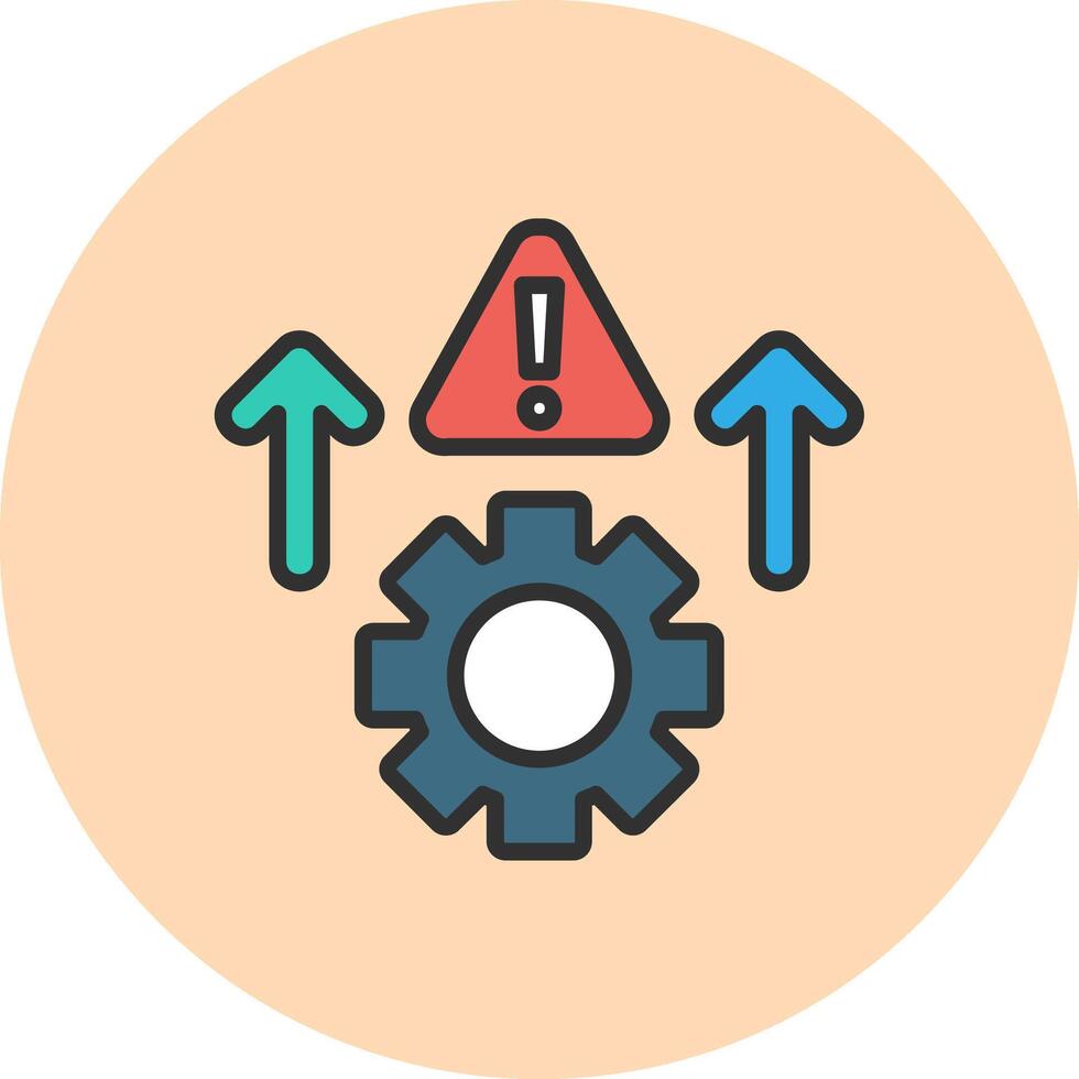 Risk Outlined Frame UI Object vector