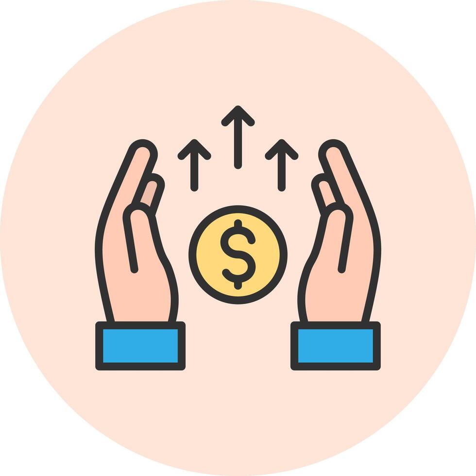 Capital Gradient Style Design Element vector
