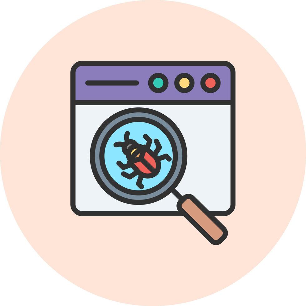 error vibrante visual diseño objeto vector