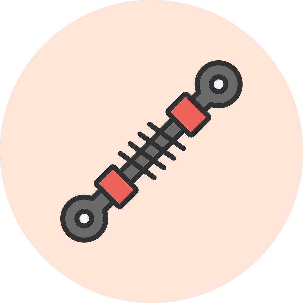 Shock Absorber App-Based Interface Graphic Element vector