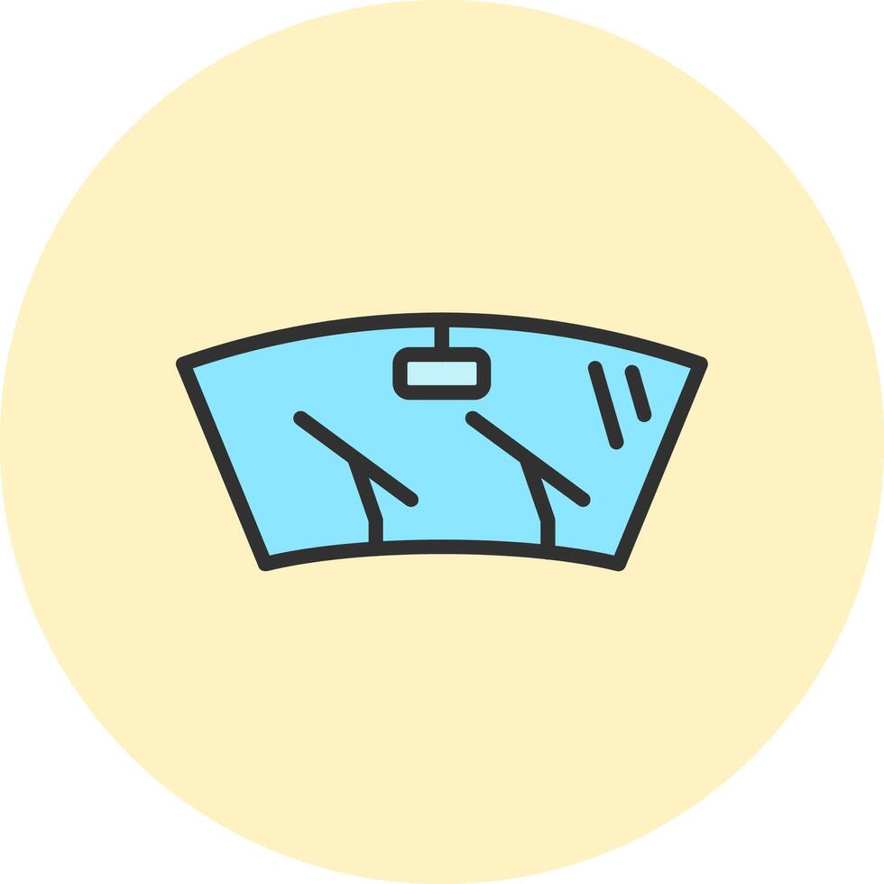 Windshield UX-Focused Interface Shape vector