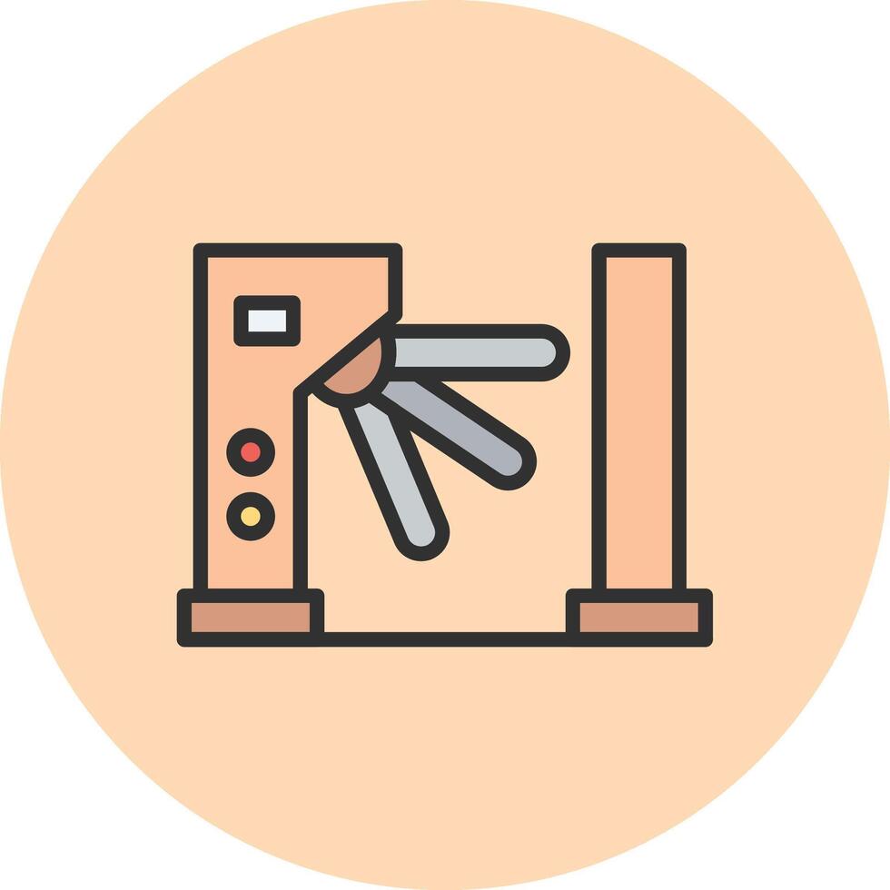 Turnstile 3D Interface Shape Form vector