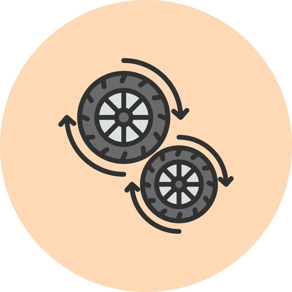 Wheel Web-Based UI Design Element vector