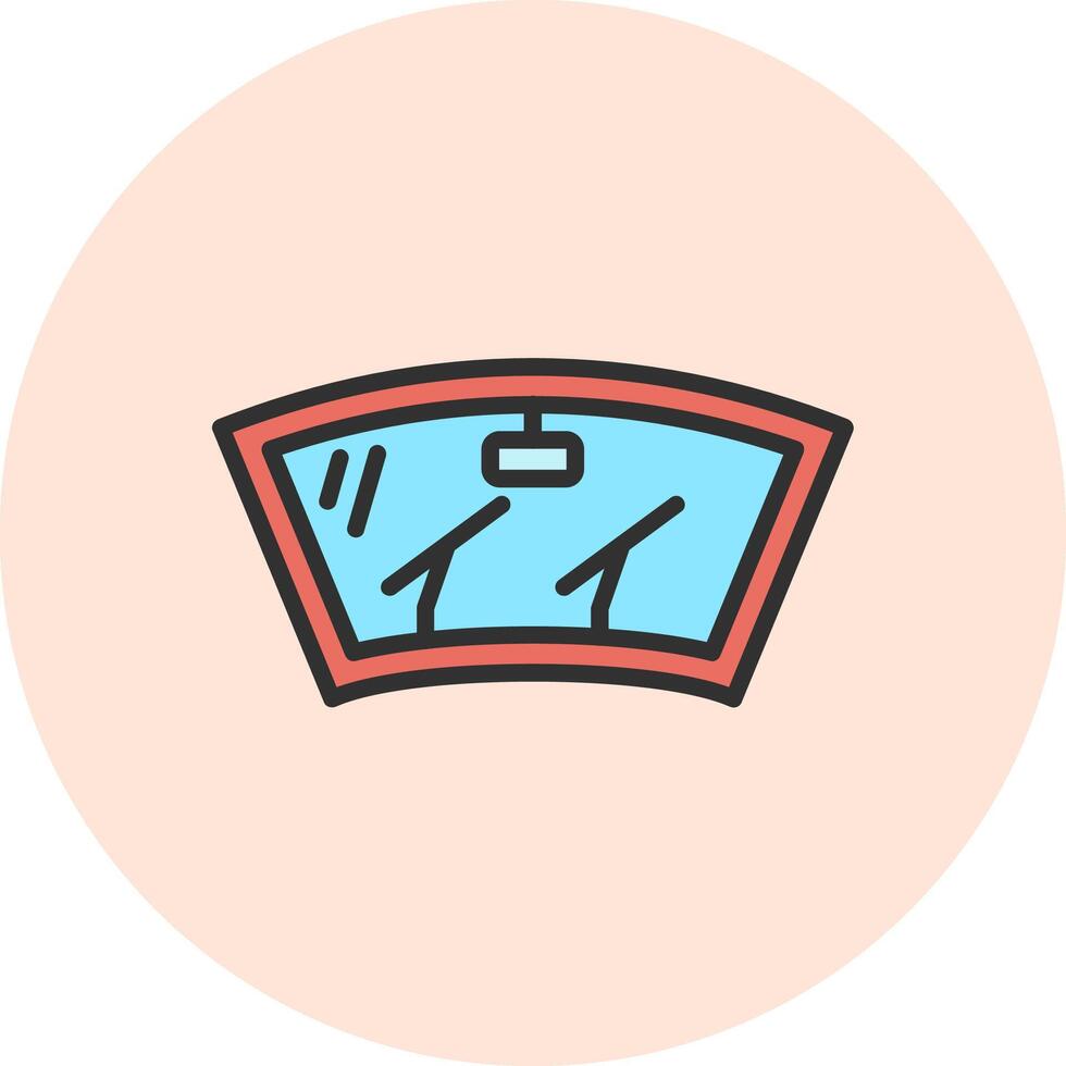 Wiper Compact Web Icon Symbol vector