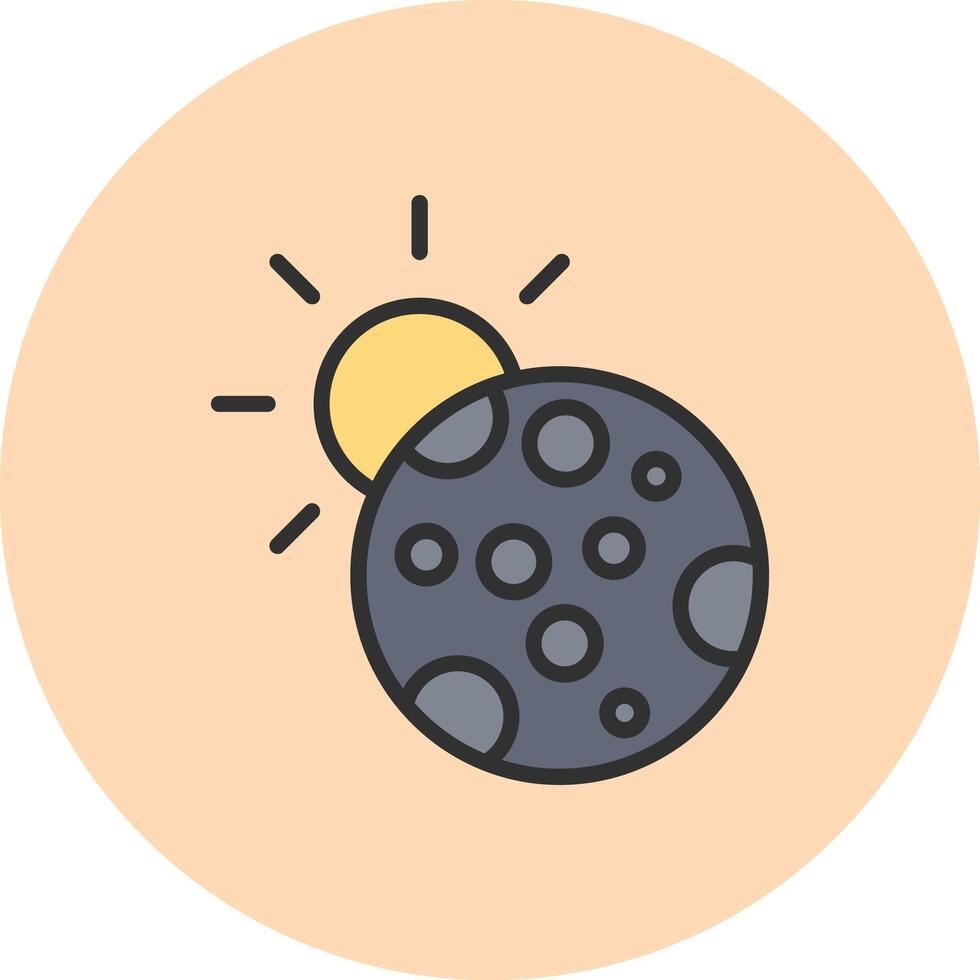 Eclipse Gradient Themed UI Symbol vector