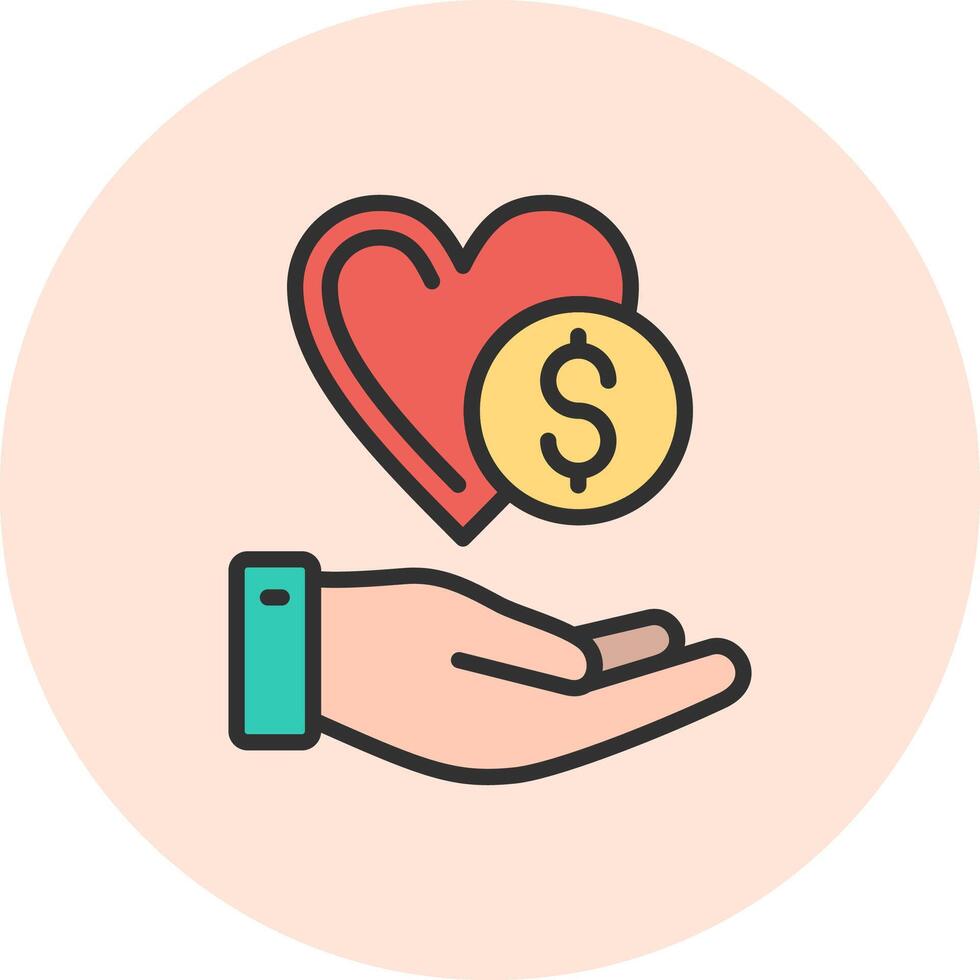 Donation Modular UI Form vector