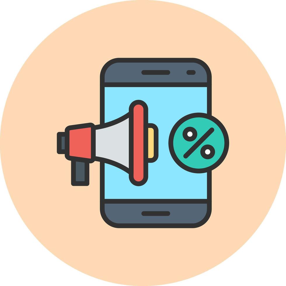 Smartphone Neon User Interface Symbol vector