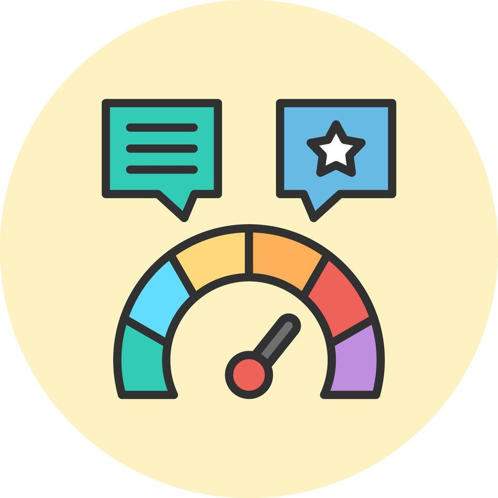 Feedback Custom Line Art Element vector