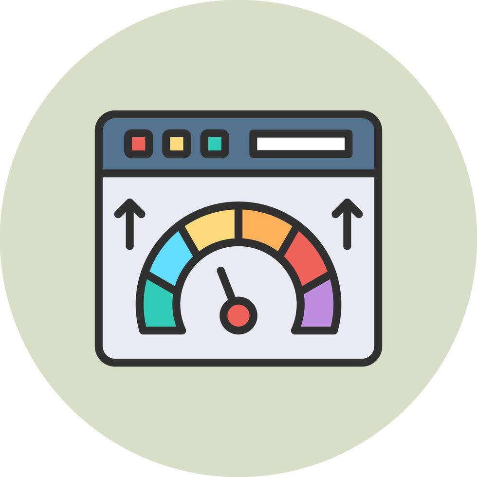 Web Speed Vibrant Visual Design Object vector