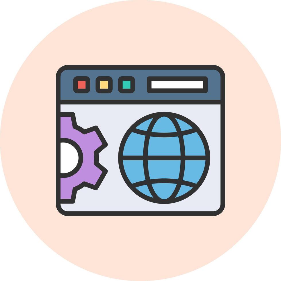 Web optimization Clean User Interface Concept vector