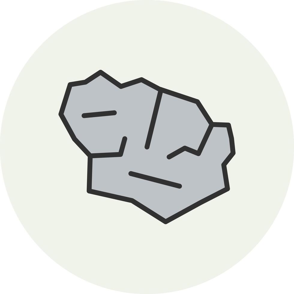 Stone Muted Tone UI Object vector