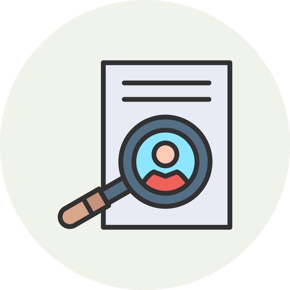 Recruiting Tech-Styled Interface Form vector