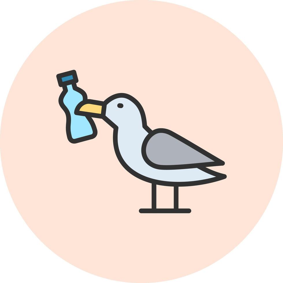 Seagull Smooth User Interface Symbol vector