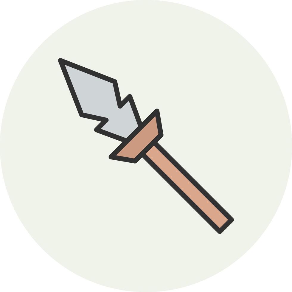 Spear User Interface Badge vector