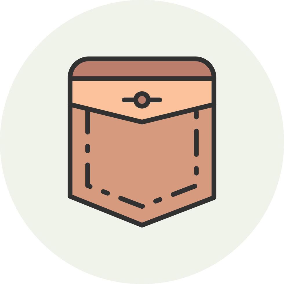 Pocket User Interface Mark Style vector