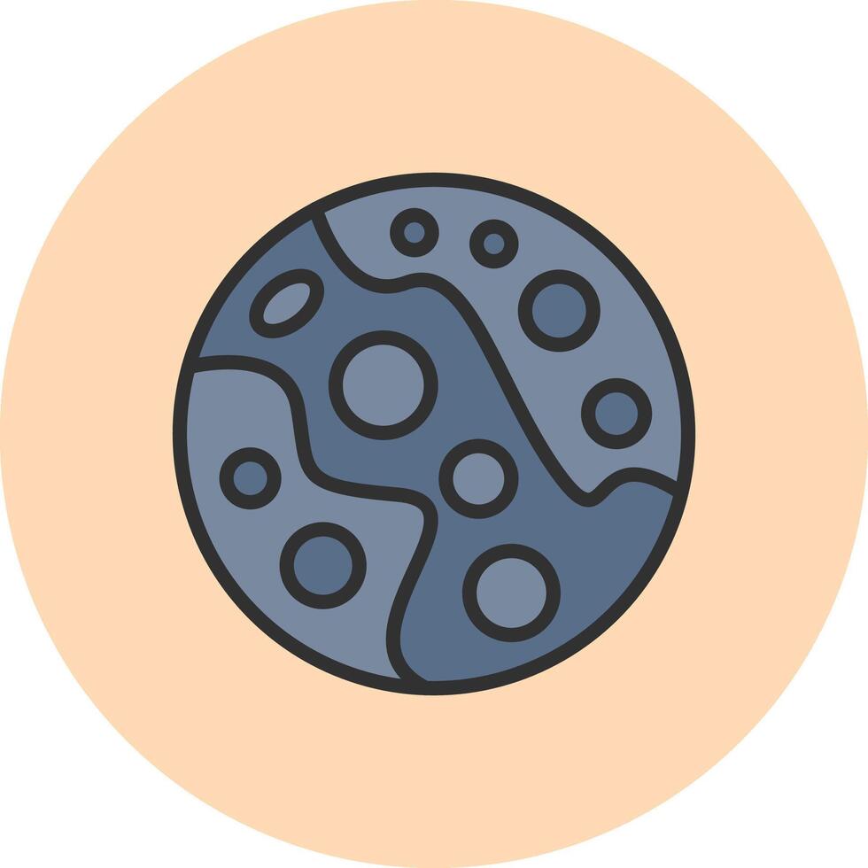Pluto 3D Rendered App Symbol vector