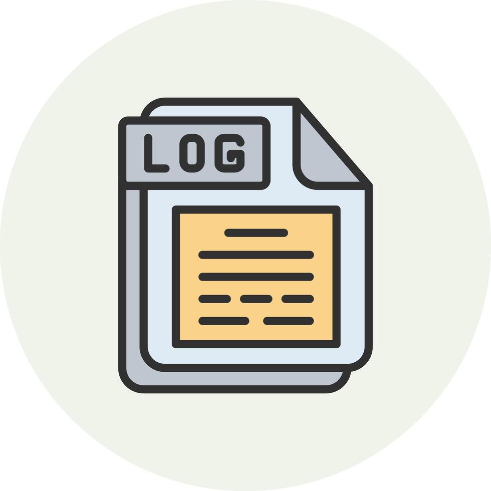 LOG Clean User Interface Concept vector