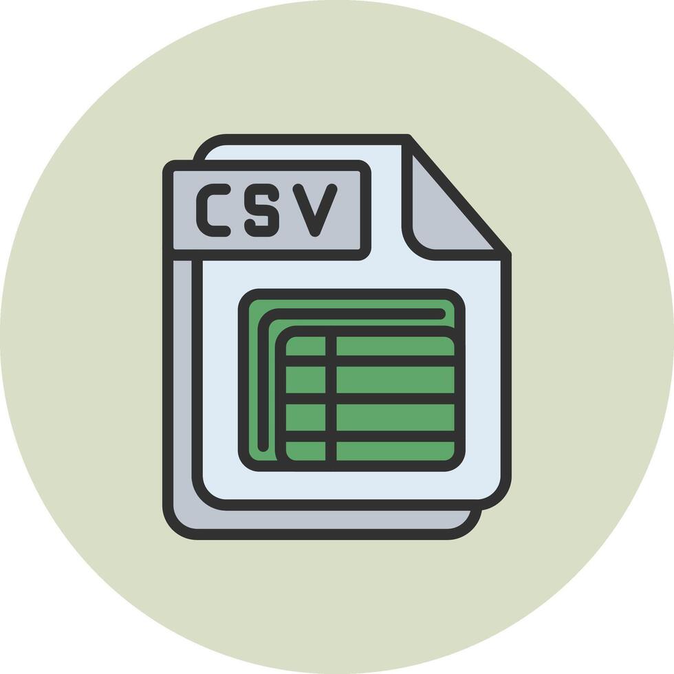csv web estilo gráfico Insignia vector