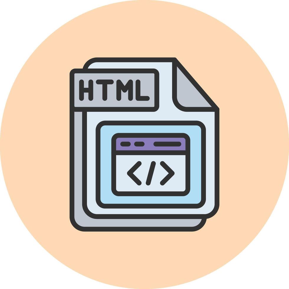 HTML Geometric App Interface Mark vector