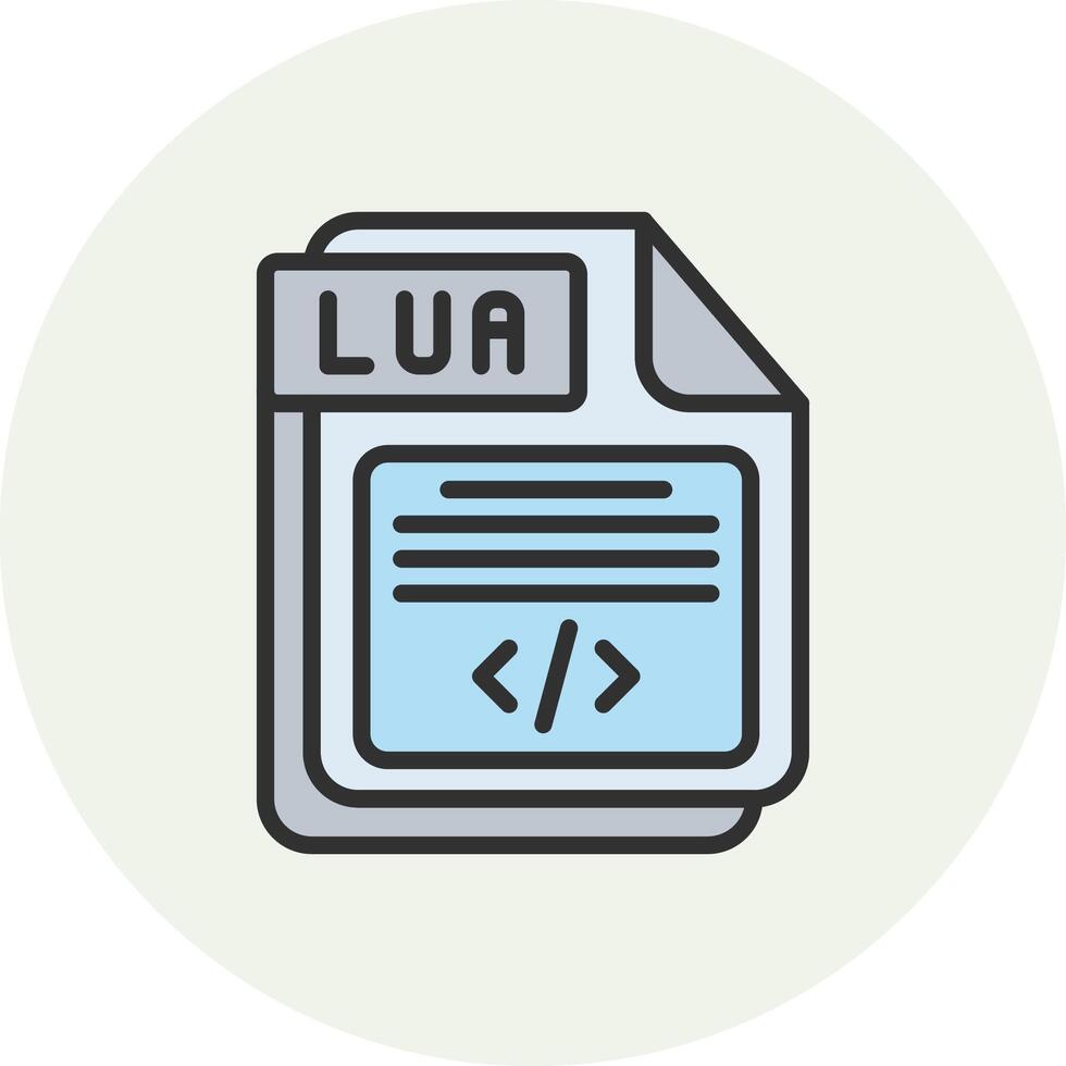 LUA Flat UI Shape Design vector