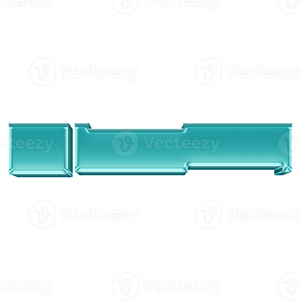 Flat design lower third template for educational and explainer png