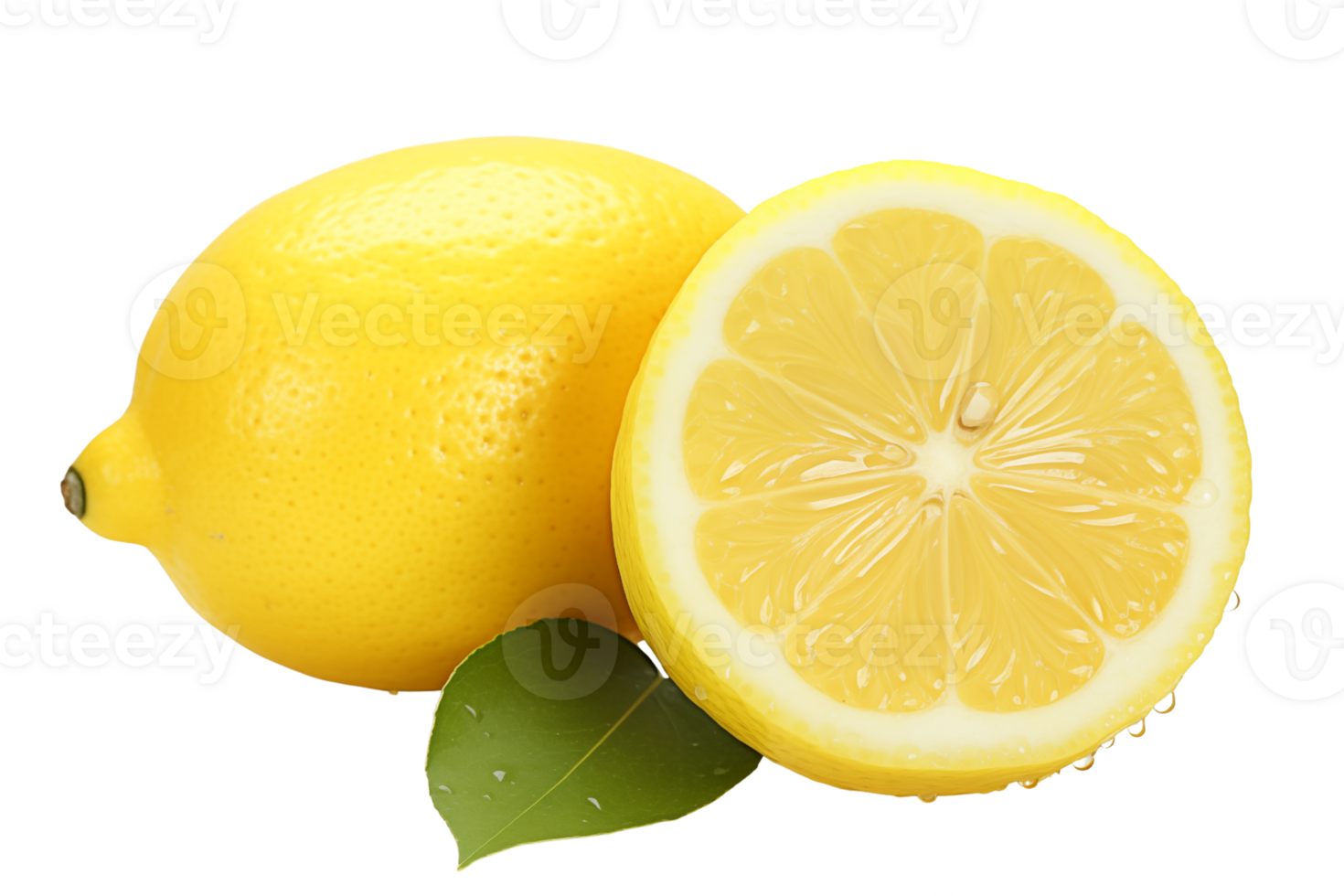 Lemon Slice, On Transparent Background png