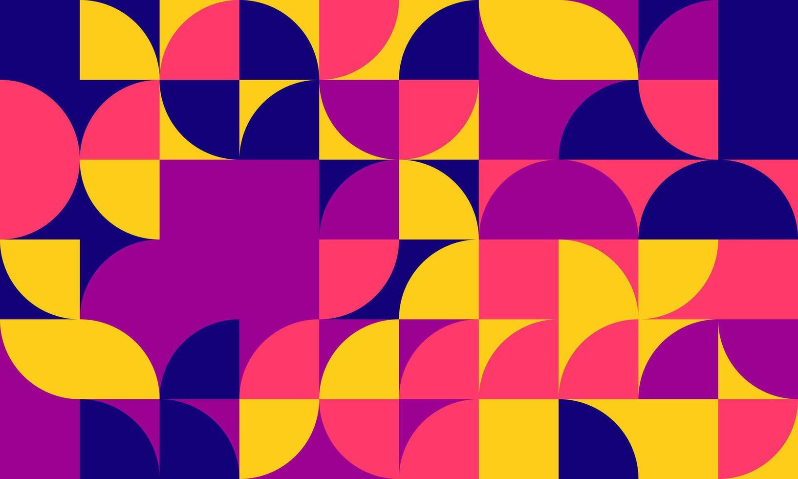 Vibrant geometric abstract background. Bold colors and shapes create a modern, dynamic design ideal for websites, presentations, or social media. vector