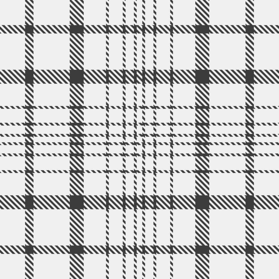 Stylish monochrome plaid pattern. Perfect for textile design, website backgrounds, or fashion projects. Clean lines and a timeless aesthetic create a versatile image. vector