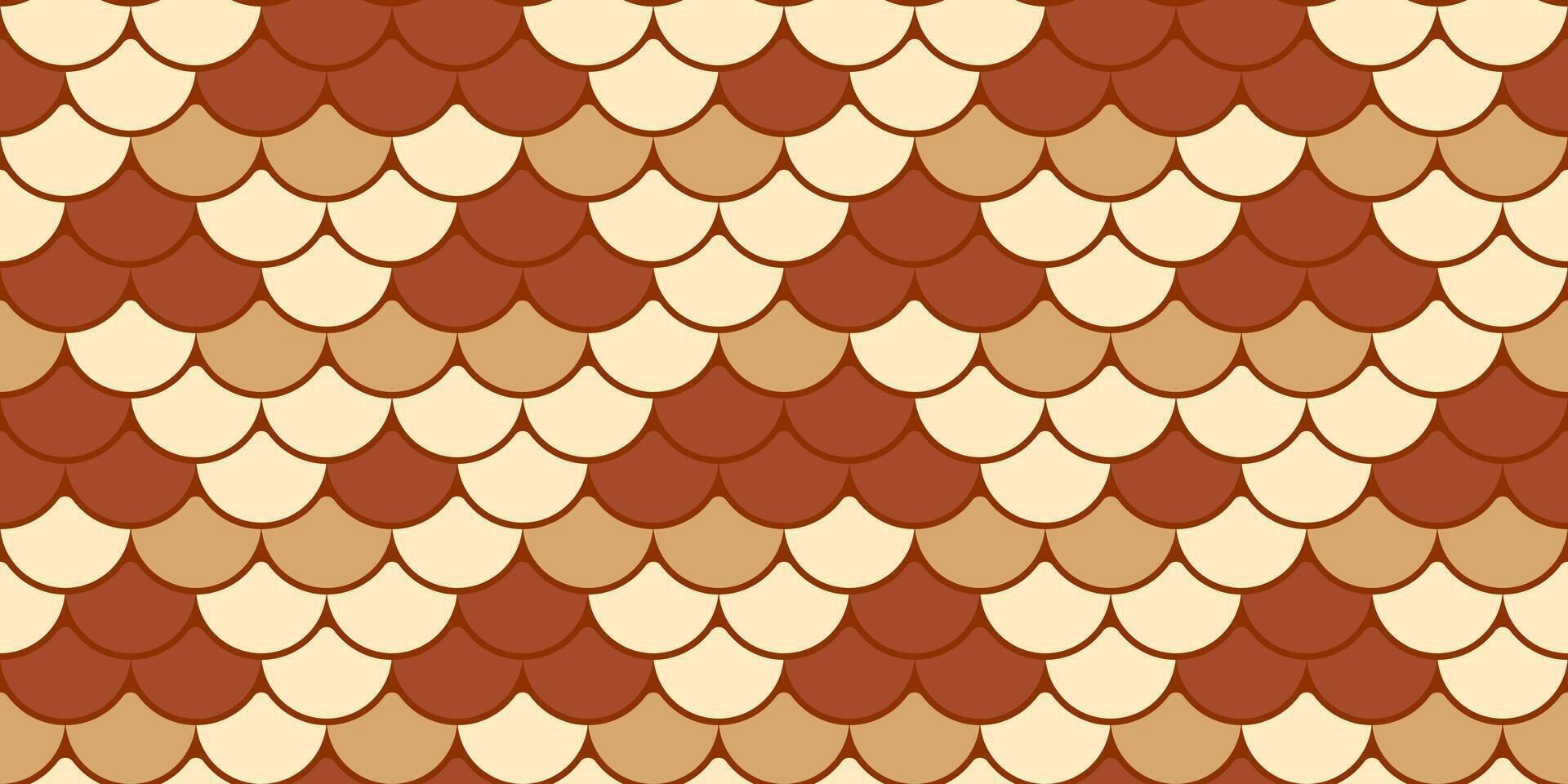 Abstract seamless pattern with overlapping scales in earthy tones. Perfect for textile design, wallpaper, website backgrounds, or any project needing a textured, organic feel. vector