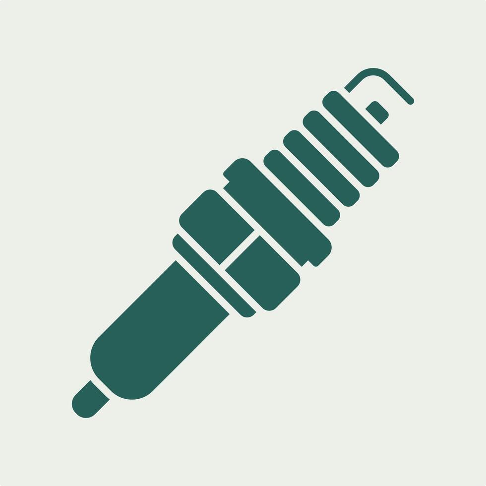 Spark Plug Car trendy useful Illustration design lovely colorful background vector