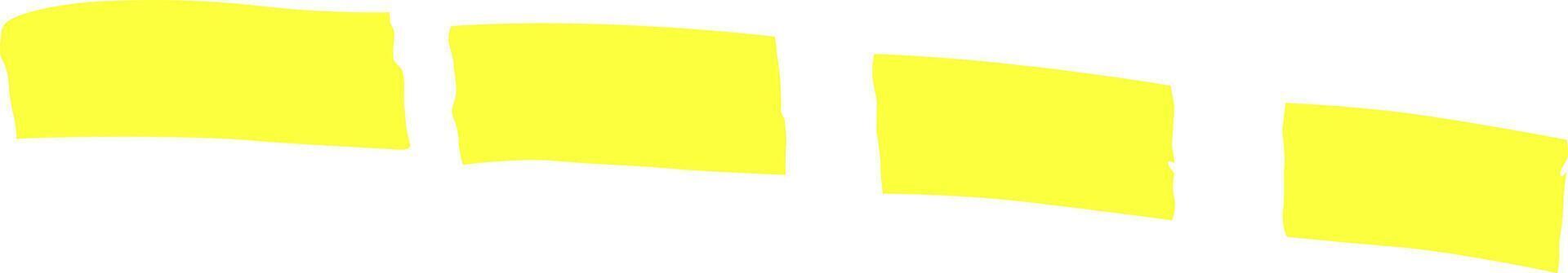 Marker Highlighter Dashed Line vector