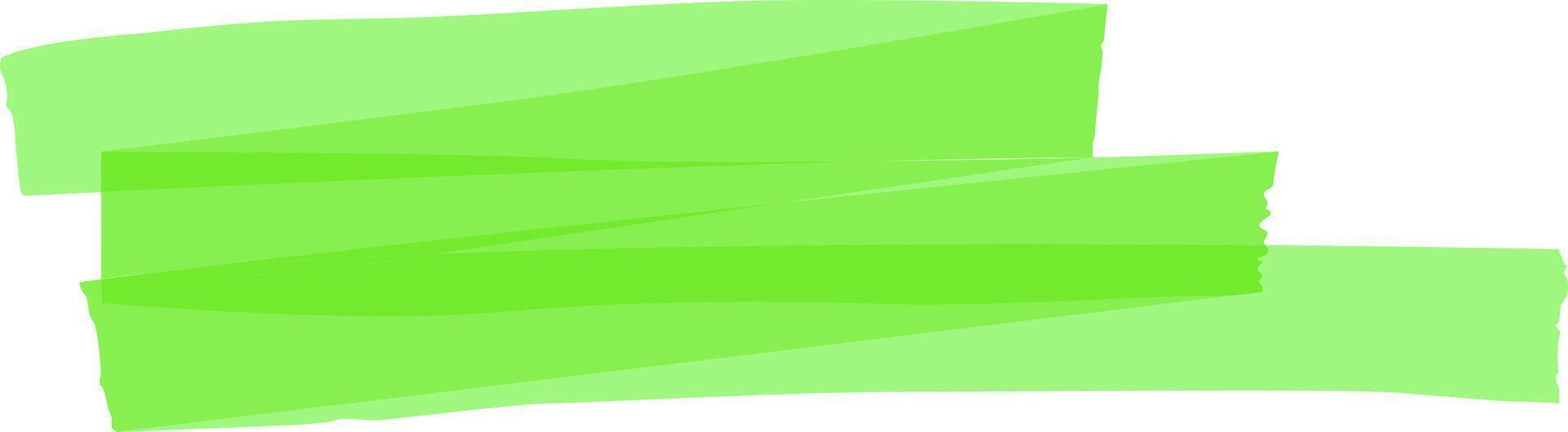 Marker Highlighter Zigzag Line Flat Illustration Hand Drawn Icon vector