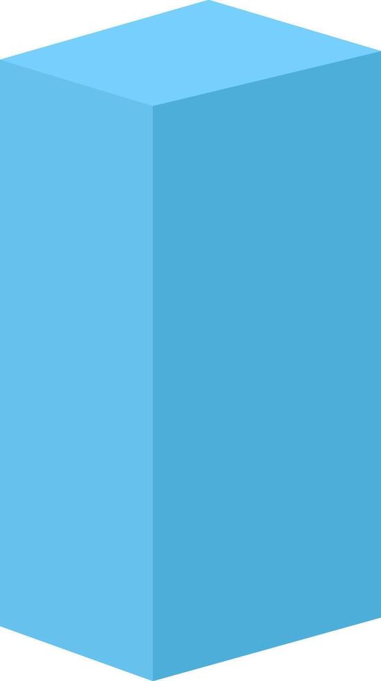 Rectangle Block Toy vector