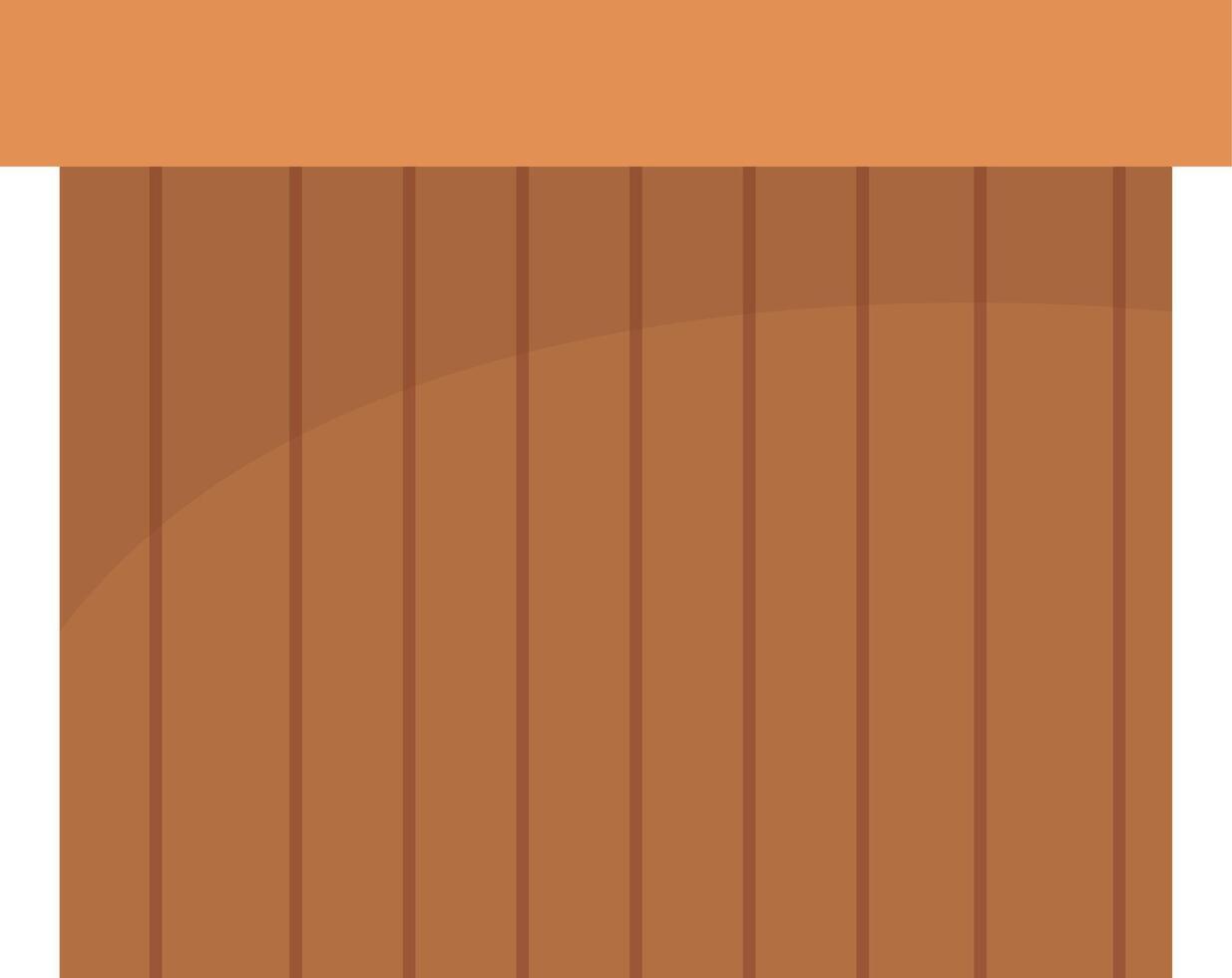 Wooden Round Pool vector