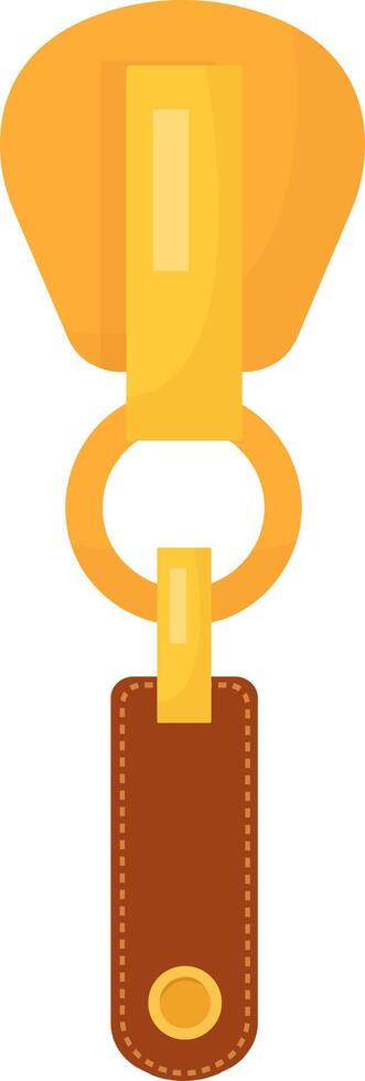 Slider For Zipper Hand Drawn vector