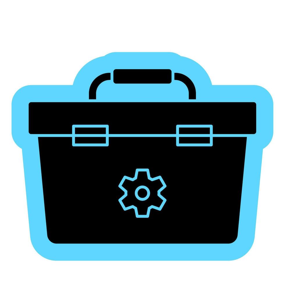 Tech Support Toolbox Icon vector