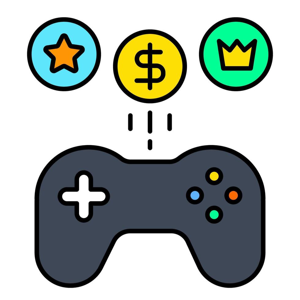Learning Game Icon vector