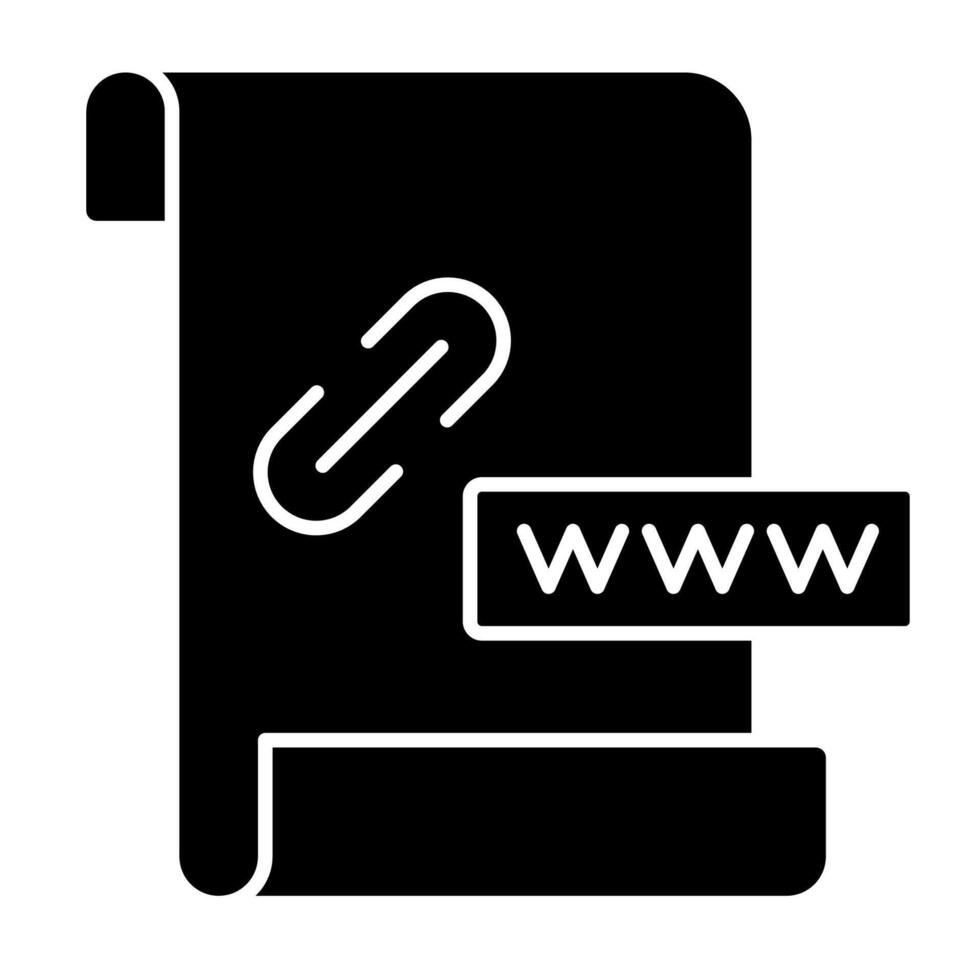 Dynamic URL Icon vector