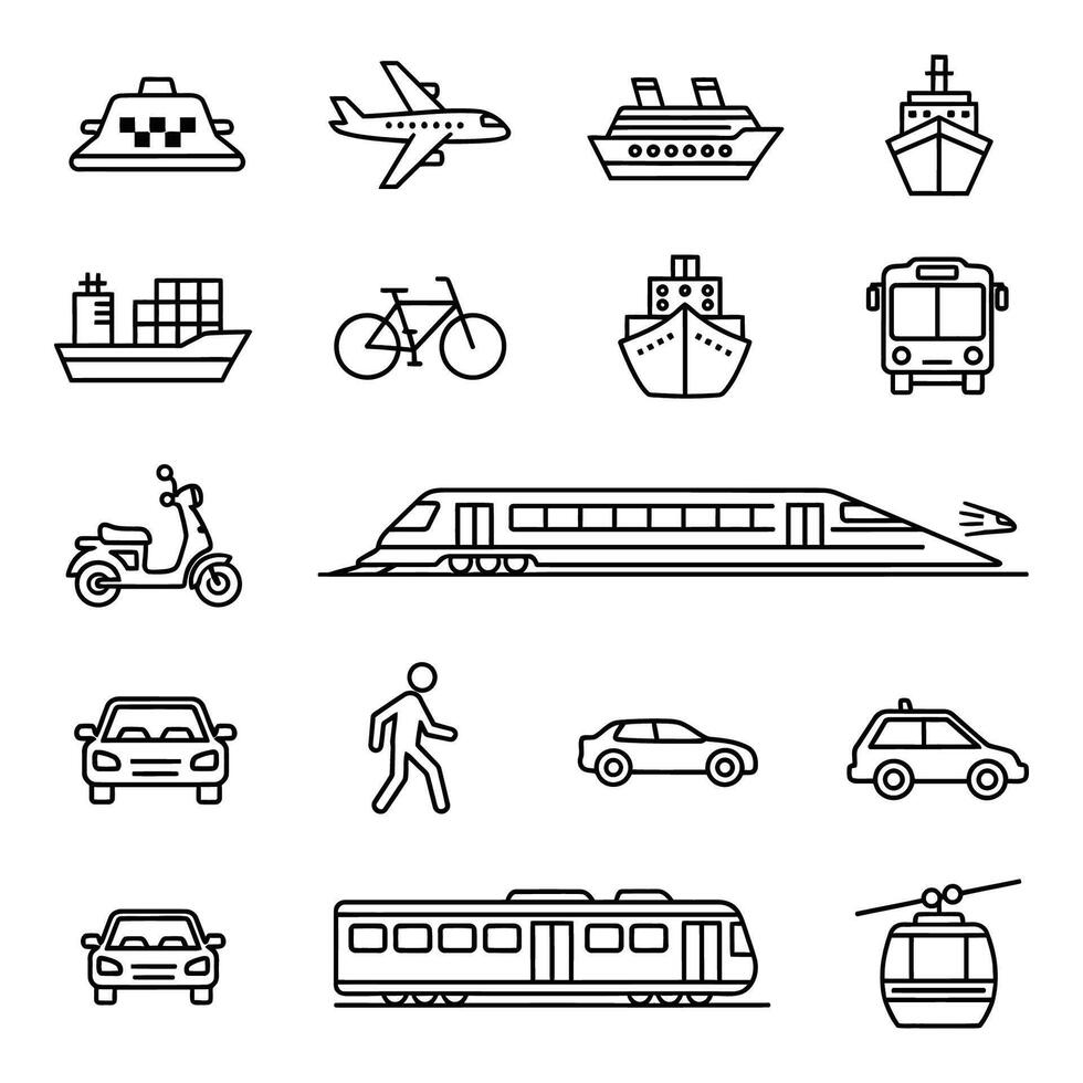 art of collection of icons representing business analysis, data review, and task management vector