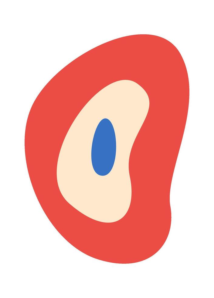 Abstract Rounded Shape Icon vector