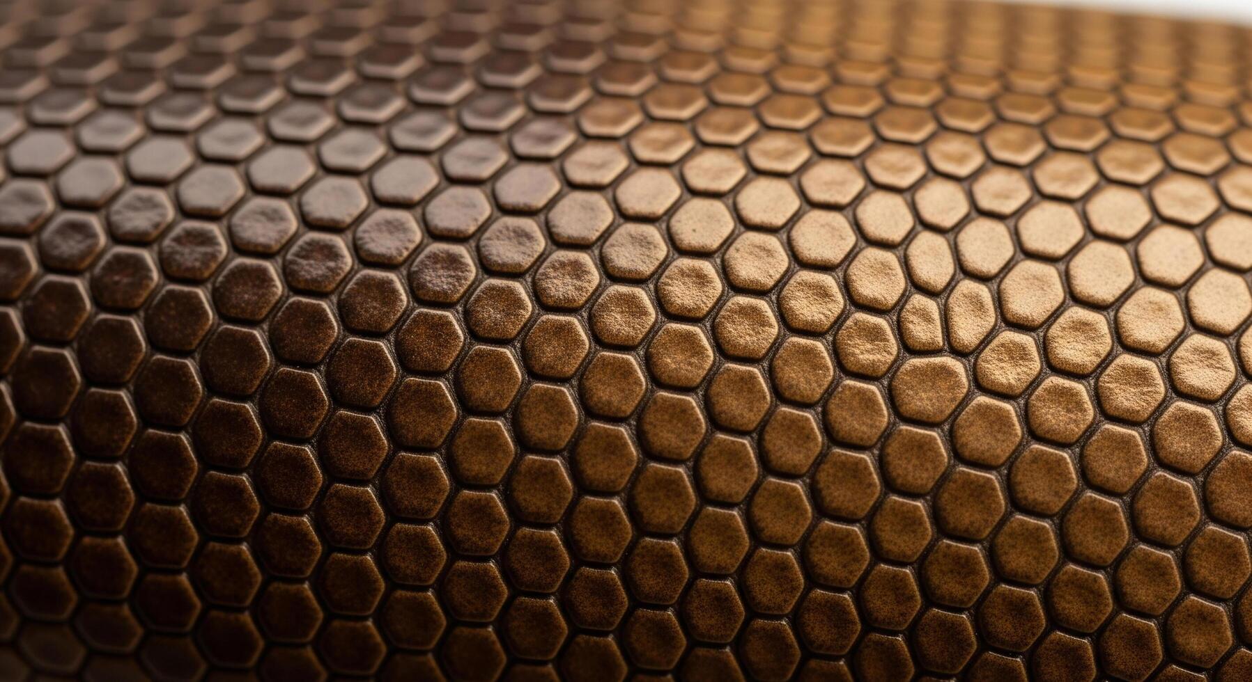 Hyper-Realistic Reptile Skin Texture Background with Hexagonal Scale Pattern, Gradient Hues, and Soft Reflective Sheen photo