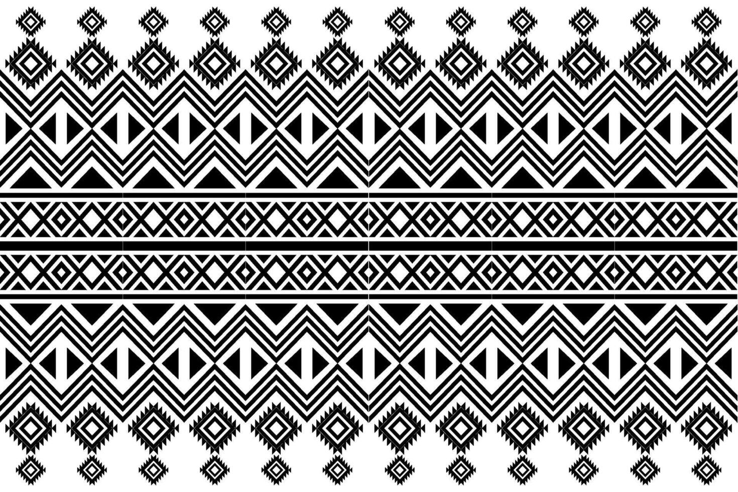 Cultural Geometric Pattern with Repeating Shapes vector