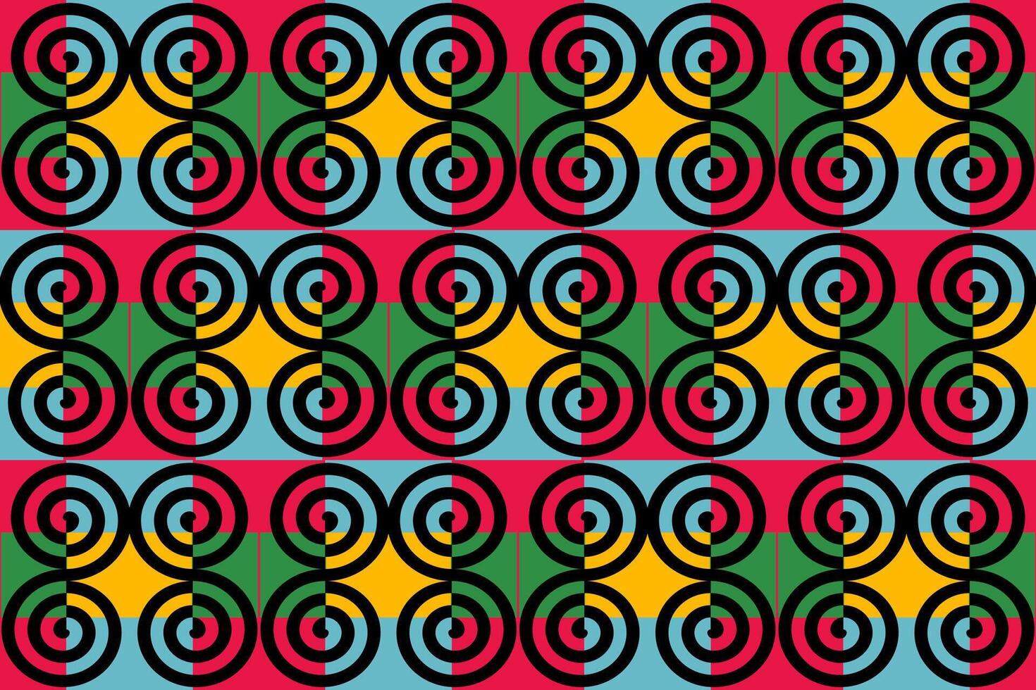 Corlor geometric pattern vector