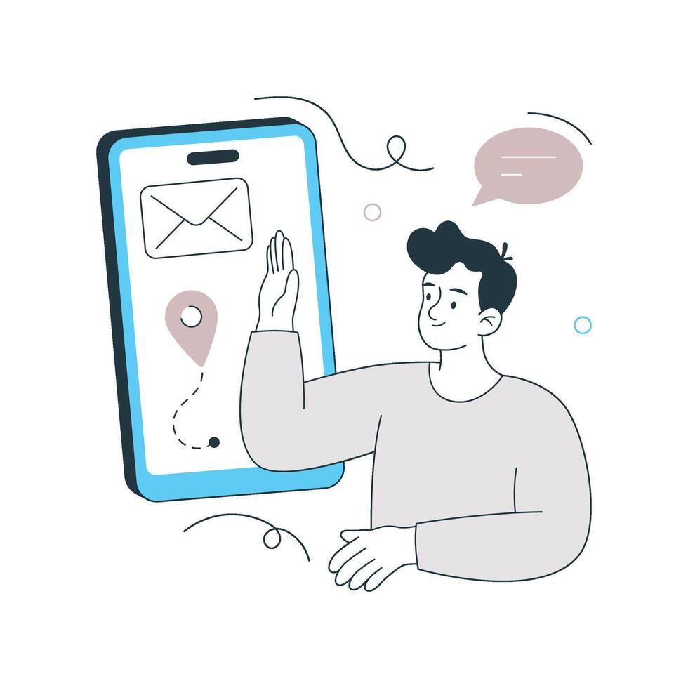 Information Hygiene illustration. EPS 10 File vector