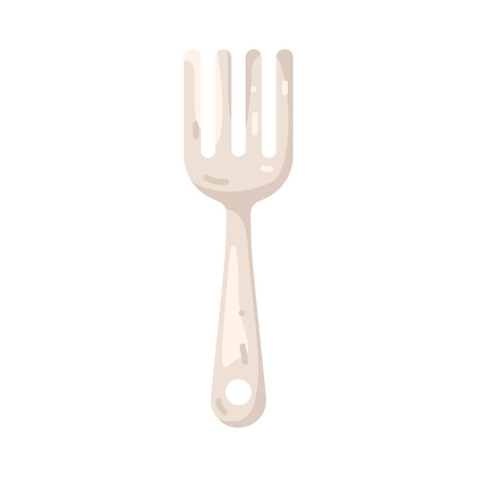 Illustration of a White Fork vector