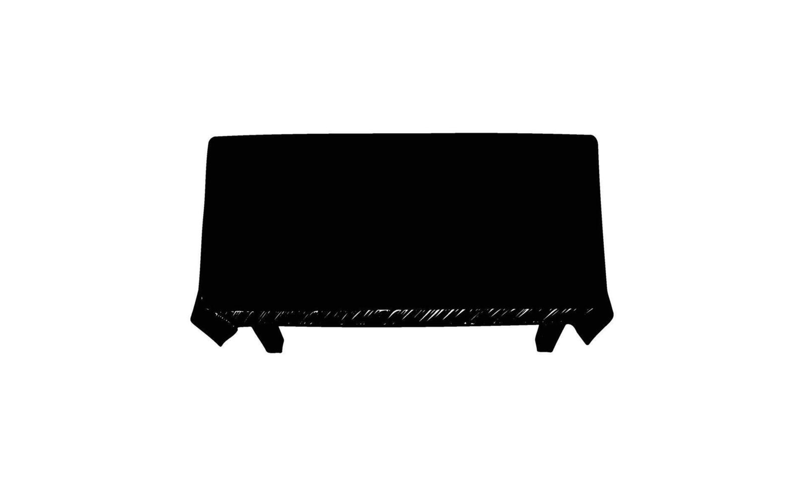 Slate blackboard with wooden frame on white background vector