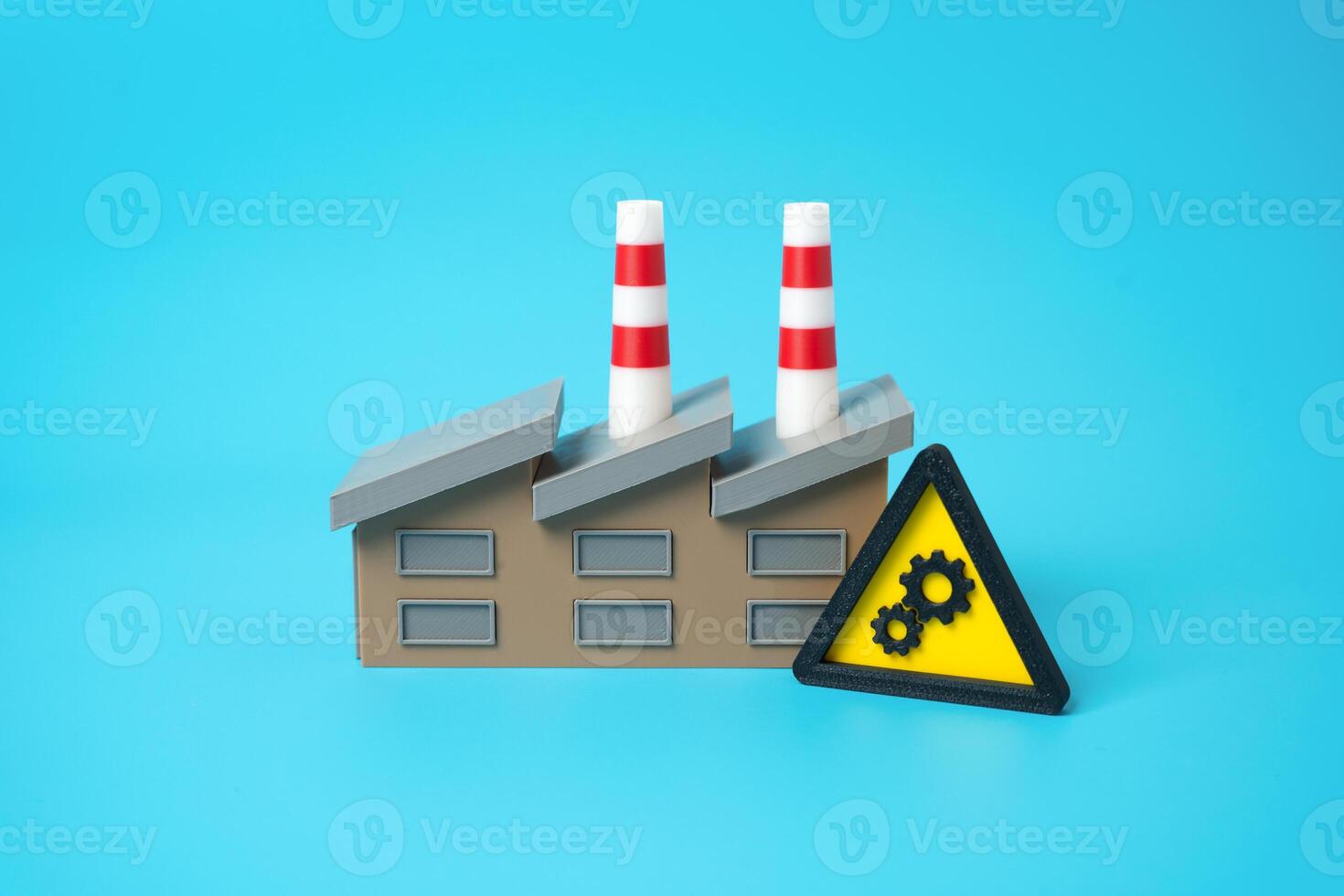Stoppage of production at the plant due to malfunctions. Lack of technology and components. Modernization of the factory. Loss of revenue. Missed deadlines. Broken supply chains. Technical upgrades. photo