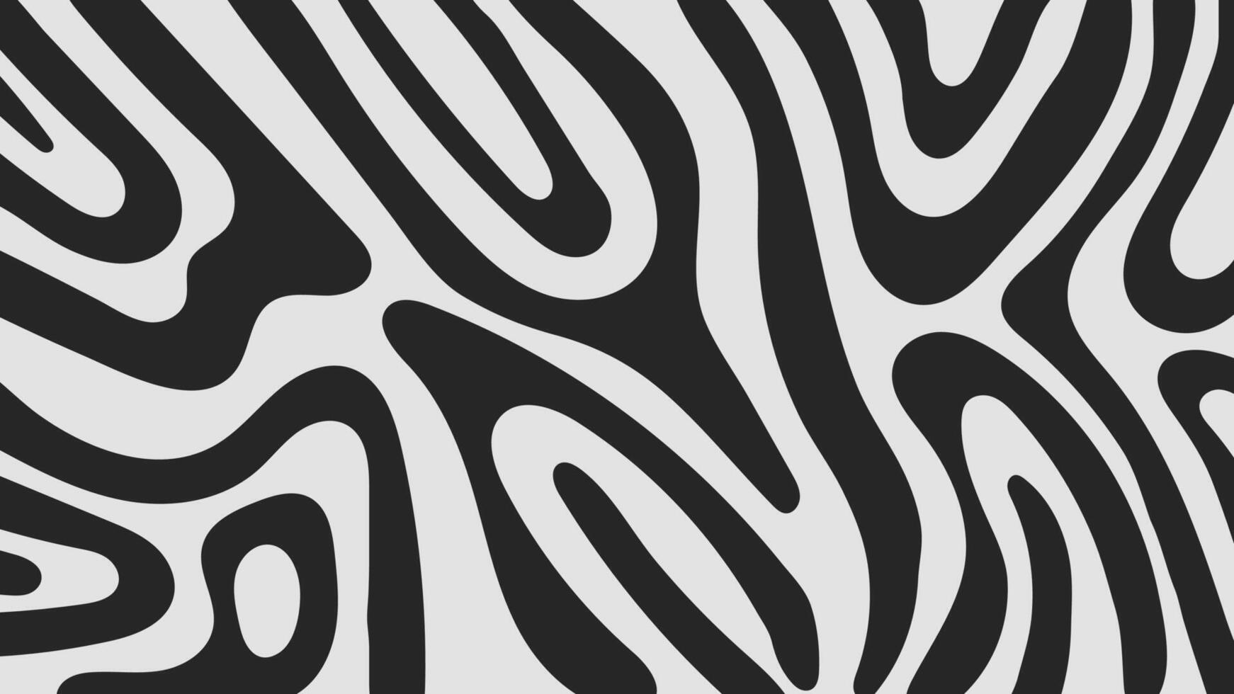 Abstract zebra pattern waves retro 60s 70s background. illustration. vector