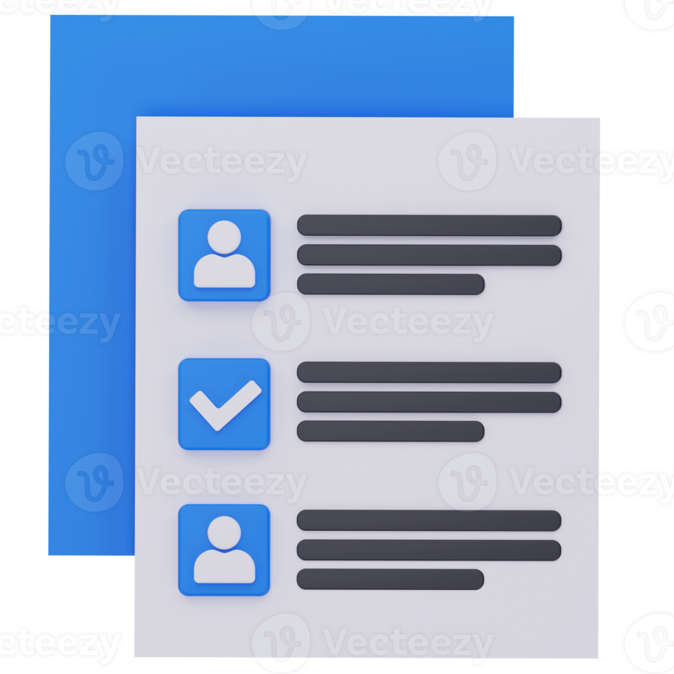 3D Transparency Document Icon png