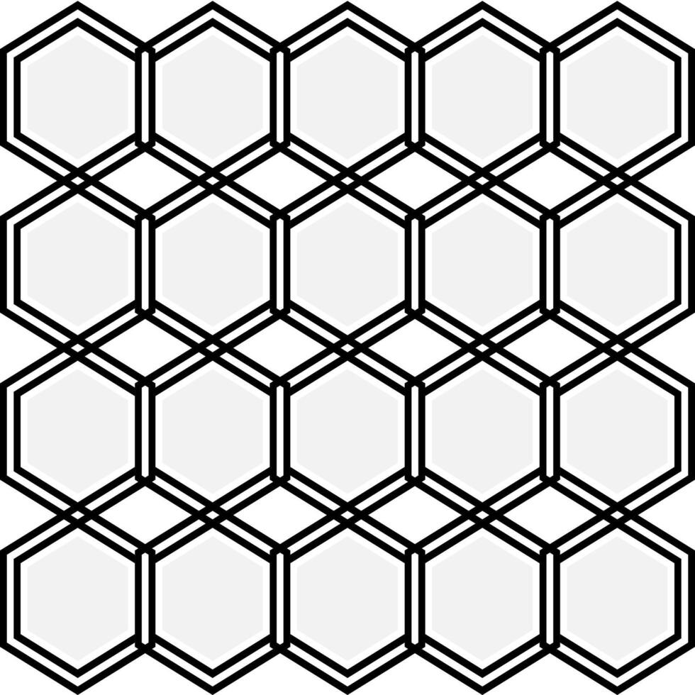 Hexagonal Grid Lines Abstract Honeycomb Geometric Composition vector